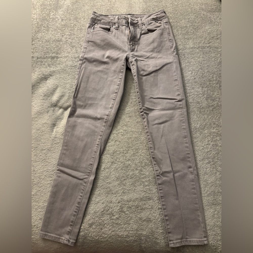 American Eagle Women's Gray Skinny Jeans